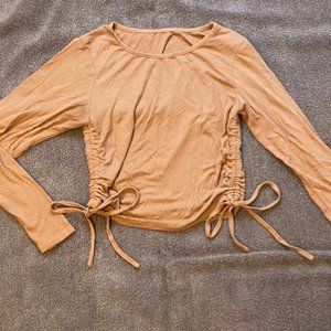 SHEIN Cropped Fitted Long Sleeve